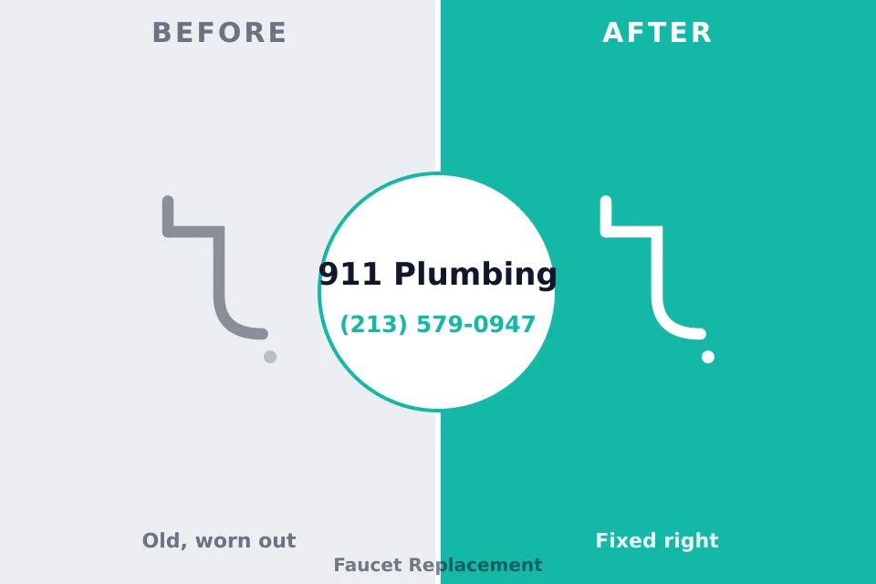 Before and after: plumbing repair Seabrook Island, SC